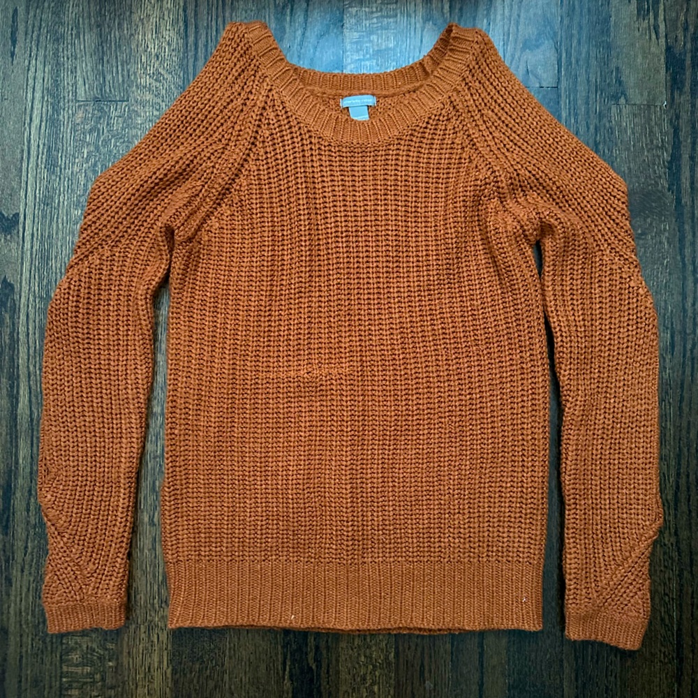 2/$10. Open Sleeve Sweater. Charlotte Russe. Size S.